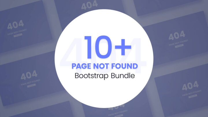 10+ Page Not Found (404) - Bootstrap Bundle | Designtocodes