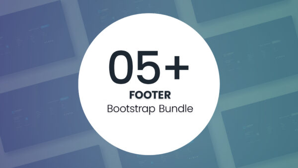 05 Modern Bootstrap Footer Bundle Thumbnail