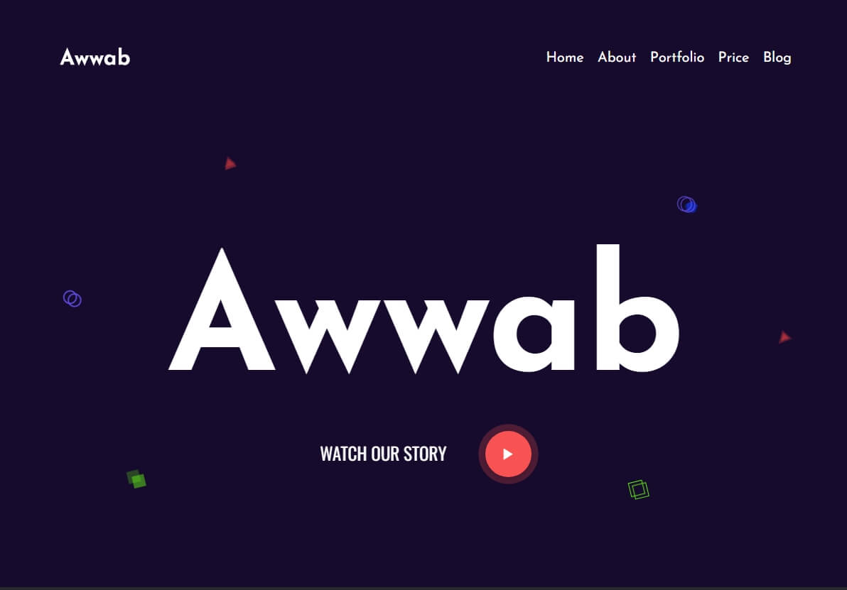 Awwab Multipurpose HTML5 Onepage Template