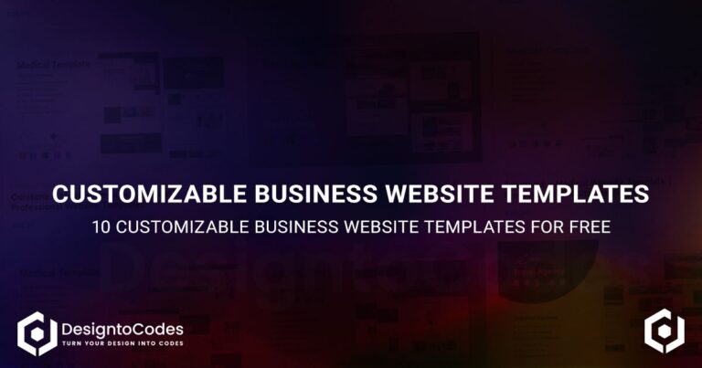 10 Customizable Business Website Templates for Free | DesignToCodes