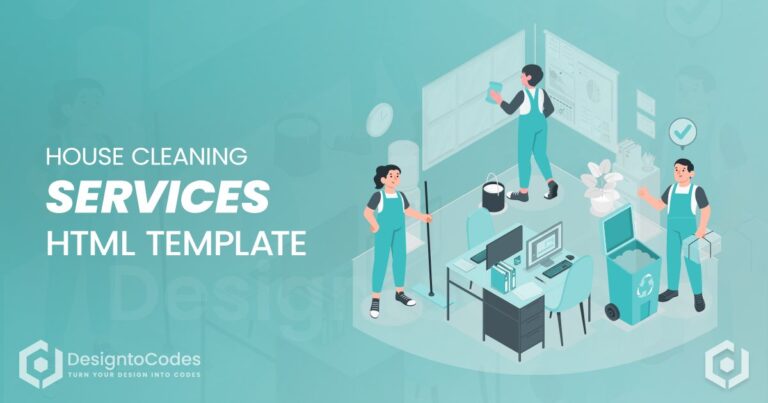 House Cleaning Services HTML Template | DesignToCodes