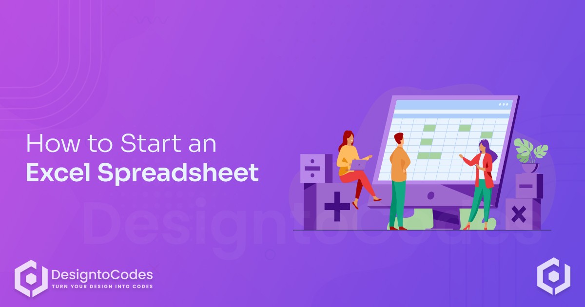 How to Create an Excel Spreadsheet | DesignToCodes