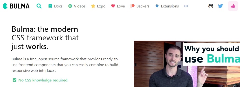 Bulma CSS Framework